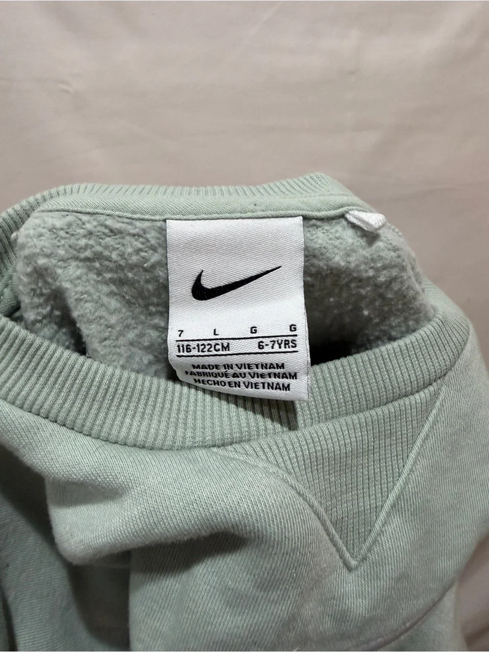 Nike Kids Mint Green Sweatshirt & Jogger Set - Light Green